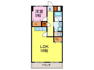 エステマ－ル弥刀の物件間取画像